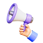 Hand icon representing voice guidance