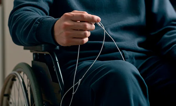 Listening to voice guidance through connected headphones