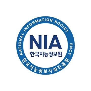 Korea Intelligent Information Society Agency (NIA) accessibility certification mark for accessible kiosks