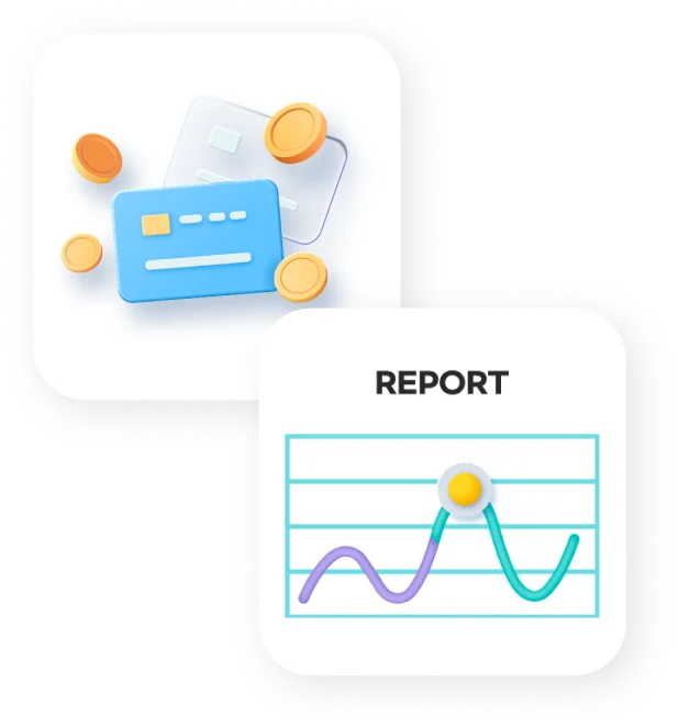 Report screen tracking ad cost and performance